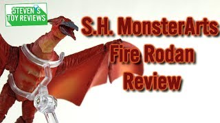 SH MonsterArts Fire Rodan Review  Patrons Pick August 2018 [upl. by Asaret]