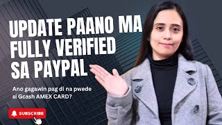 HOW TO GET VERIFIED ON PAYPAL UPDATE [upl. by Akoyn]