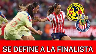 🔥PRIMER FINALISTA  América Femenil vs Chivas Femenil saldrá boleto a la gran final Liga MX Femenil [upl. by Aciretal]