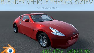 Blender Vehicle Physics System  Arcady Version [upl. by Alyehc914]