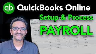 QuickBooks Online 2024 How to Run Payroll amp Process Payroll Taxes [upl. by Wayolle]