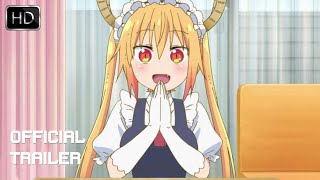 Miss Kobayashis Dragon Maid S Season 2  Official Trailer [upl. by Nauqet]