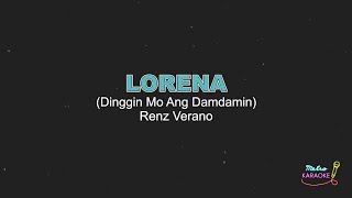 Lorena Dinggin Mo Ang Damdamin Karaoke Version  Renz Verano [upl. by Lawrenson]