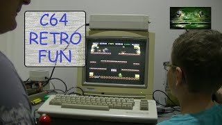 Retro C64 Gaming Mario Bros Spy Hunter and more [upl. by Maziar585]