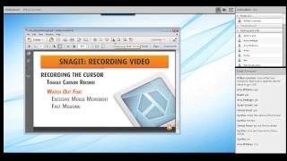 Recording Screen Video with Snagit 12 [upl. by Leahcimluap680]