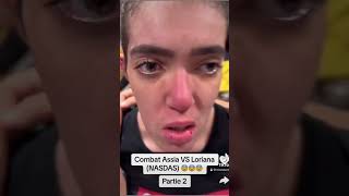 Combat Assia VS Loriana 😨 pourtoi nasdas combat boxe assia loriana [upl. by Revart]