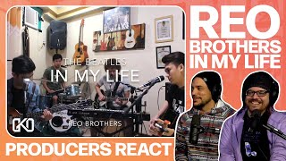 PRODUCERS REACT  REO Brothers In My Life Reaction [upl. by Otrebide383]