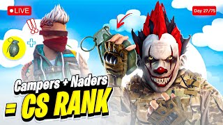 Classy The Nader Is Live 😈 CS Rank Pushing 📛 Day 2775 freefirelive classyfreefire [upl. by Riordan]