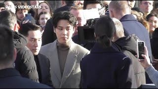 JIMIN BTS arriving  show Dior Paris 20 January 2023 Fashion Week [upl. by Llenreb]