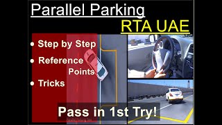 Parallel Parking Tutorial RTA UAE [upl. by Inavihs]