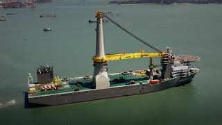 Boskalis Bokalift 2 sets sail to maiden project [upl. by Guilbert]