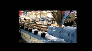 Flexible preinsulated piping Flexible Preinsulated PEX Pipe Extrusion Line [upl. by Surat]