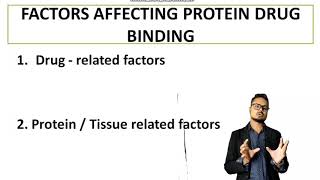 L6 ProteinDrug Binding  Factors affecting Protein drug Binding UNIT1 Biopharmaceutics 6th Sem [upl. by Barrada]