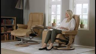 Stressless Power Recliner at Easyliving Furniture Perth [upl. by Ecirtel]