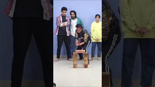 Brick breaking challenging😲🤣 short funny youtubeshorts [upl. by Rolat]