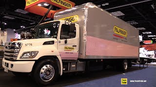 2022 Hino L6 Box Truck with Palfinger Lift Gate  Interior Exterior Tour [upl. by Hanahs]