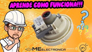 🤔Cómo funciona un presostato electrónico de Lavarropas Bien explicado ME electronica [upl. by Hahcim]