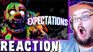 FNAF Song quotExpectationsquot by DHeusta REACTION [upl. by Ehtiaf]