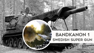 Bandkanon 1  Incredible Swedish SPH With 15 Shells In 45 Seconds [upl. by Pelson]