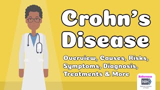 Crohns Disease  Overview Causes Risks Symptoms Diagnosis Treatments amp More [upl. by Sandeep]