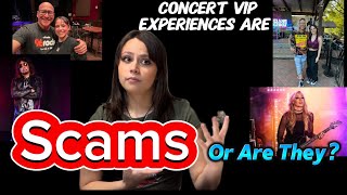 Concert Meet and Greets Are SCAMS or Are They Is VIP worth it [upl. by Aicirtam481]