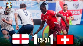 INGLATERRA ELIMINA A SUIZA 11 53  REACCIÓN al partido  EUROCOPA 2024 [upl. by Silecara]