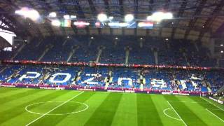 Time lapse video of the build up inside the stadium in Poznan ahead of Ireland v Croatia [upl. by Rubliw]