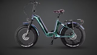 FAFREES F20 Master Electric Bike 500W Rear Drive 48V 225Ah Battery 2040 inch Air Fat Tire Ebike [upl. by Hardman]