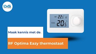 De gebruiksvriendelijke thermostaat  De RF Optima Eazy [upl. by Darnell]