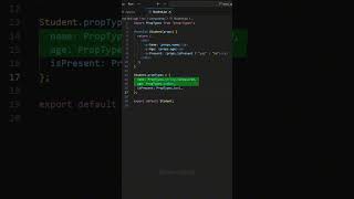 Prop Types in React JS reactjs reactjscourse reactjstutorial [upl. by Oiramel]