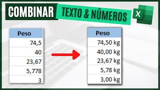 Cómo incluir UNIDADES DE MEDIDA en Excel [upl. by Eelyrag]