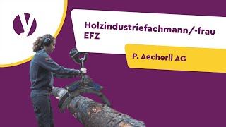 Grobverarbeitung von Holz als Holzindustriefachmannfrau  Lehrstellenvideo  Yousty [upl. by Nason]