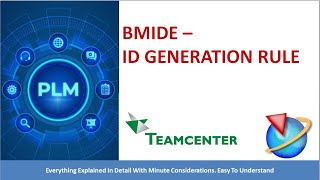 Teamcenter  BMIDE  ID Generation Rule  Check Description [upl. by Zonnya]