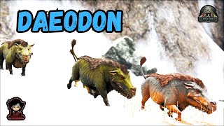 Taming Max Level Healer The Daeodon  Ark Survival Evolved  Fjordur [upl. by Vasta]