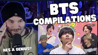 Metal Vocalist First Time Reaction  BTS being caught off guard by Taehyung’s unpredictable mind [upl. by Garrison]