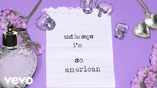 Olivia Rodrigo  so american Official Lyric Video [upl. by Didi]