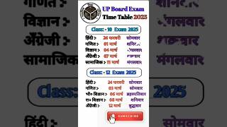 UP Board Exam class10amp12 2025 scheme 🤓 education powerful 💪😎 trendingshorts [upl. by Saxet]