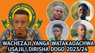 Yanga Leo Imetoa List Ya Wachezaji Watakaoachwa Usajili Yanga Dirisha Dogo 2023 Na 2024 [upl. by Marilin]