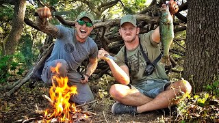 Wilderness Survival Challenge with Lunkers [upl. by Affay]