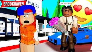 I Got ARRESTED By An ODER COP In BROOKHAVEN…Roblox Brookhaven RP [upl. by Kcyrred]