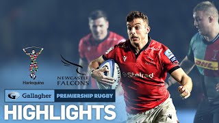 Harlequins v Newcastle  HIGHLIGHTS  Fast Start at the Stoop  Gallagher Premiership 202122 [upl. by Shanney380]