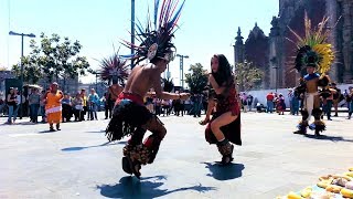 Jóvenes bailando Danza Azteca [upl. by Barina]