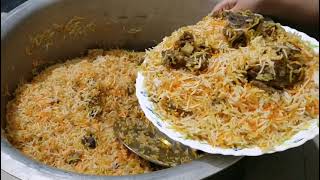 Original Mutton Biryani By Bawarchi for 50 People  Lucknowi Mutton Biryani  Easy Biryani Recipe [upl. by Siurtemed]