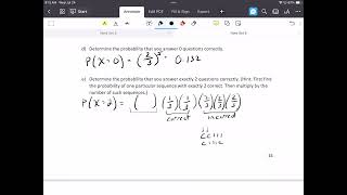 Binomial Distribution Introduction pg 4647 [upl. by Elodea]