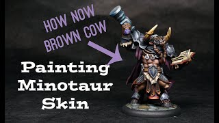 Painting Minotaur Skin  Brown Skin amp Fur Painting Tutorial [upl. by Huntley]