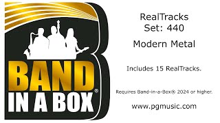 BandinaBox® 2024  RealTracks Set 440 Modern Metal [upl. by Ambrosi]