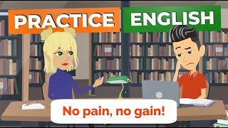 Easy to Learn English Speaking Practice  Shadowing English Conversation Listening [upl. by Coopersmith]