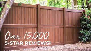 The Best Fence Company In The United States  Superior Fence amp Rail [upl. by Aleyak]