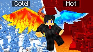 Minecraft but From COLD to HOT [upl. by Esinad]