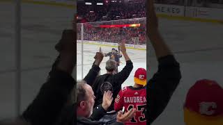 This Goal woke up the building in the Saddledome nhl hockey [upl. by Johen]